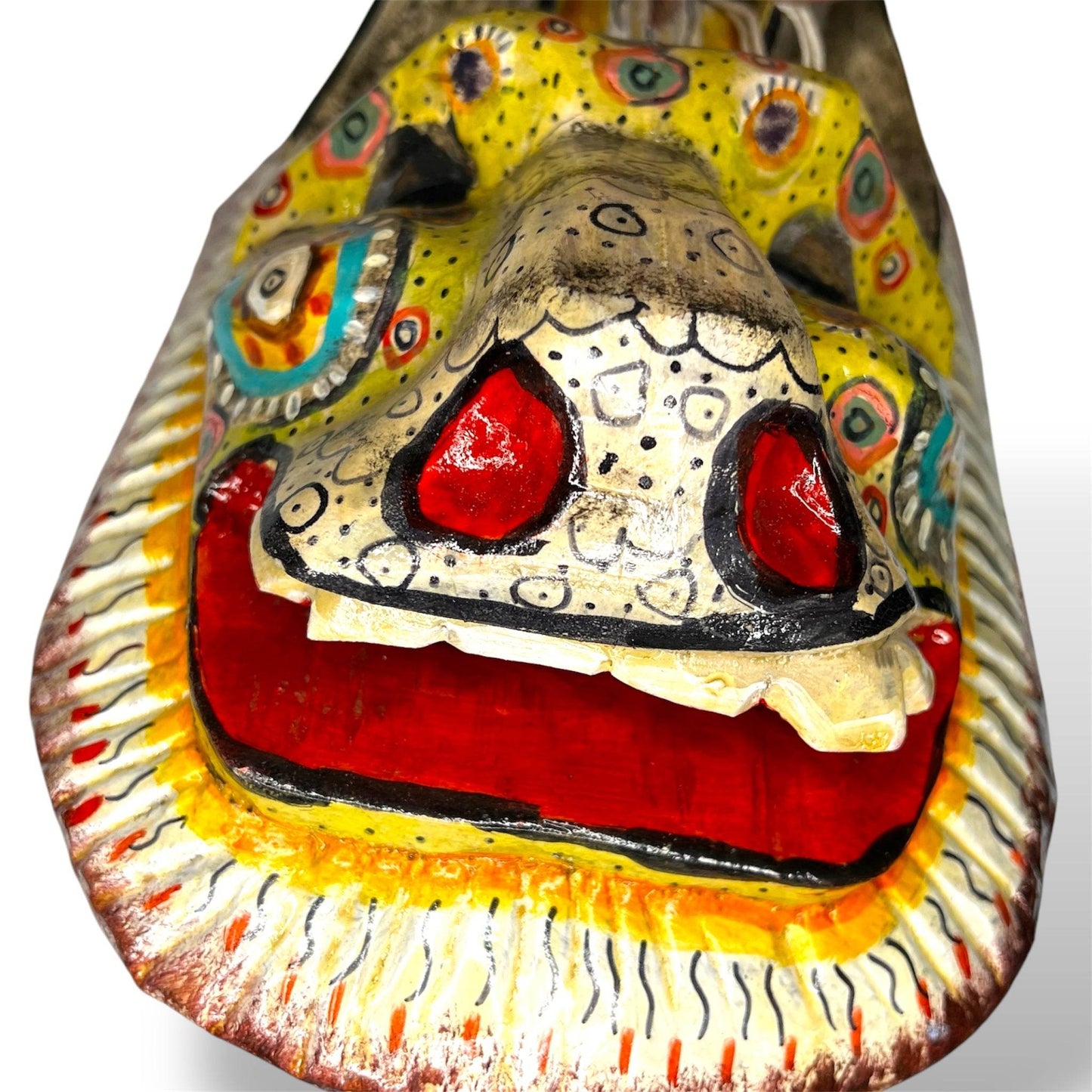 Vintage Guatemalan Lion Mask - From The Andes