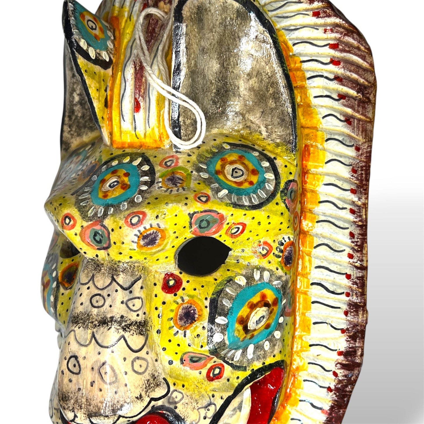 Vintage Guatemalan Lion Mask - From The Andes