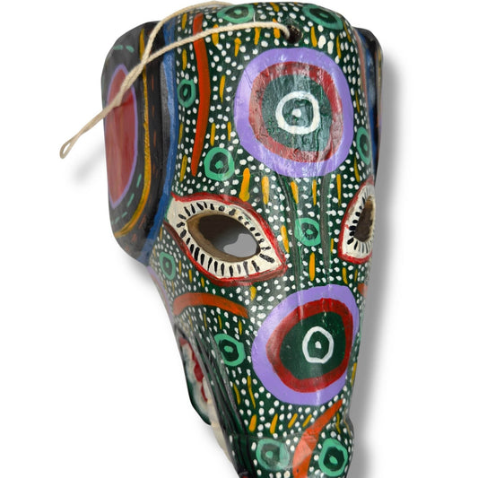 Vintage Guatemalan Mule Mask - From The Andes