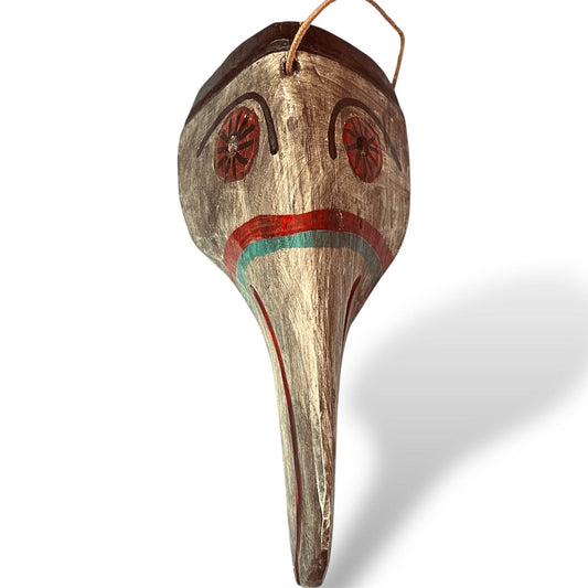 Vintage Guatemalan Stork Mask - From The Andes