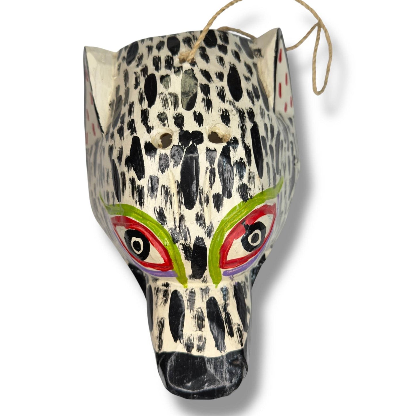 Vintage Guatemalan Wild Dog Mask - From The Andes