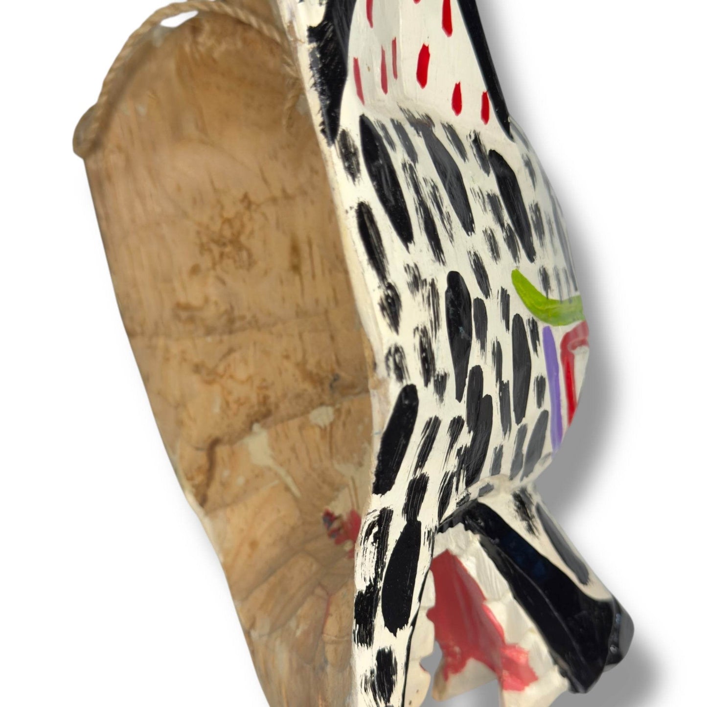 Vintage Guatemalan Wild Dog Mask - From The Andes