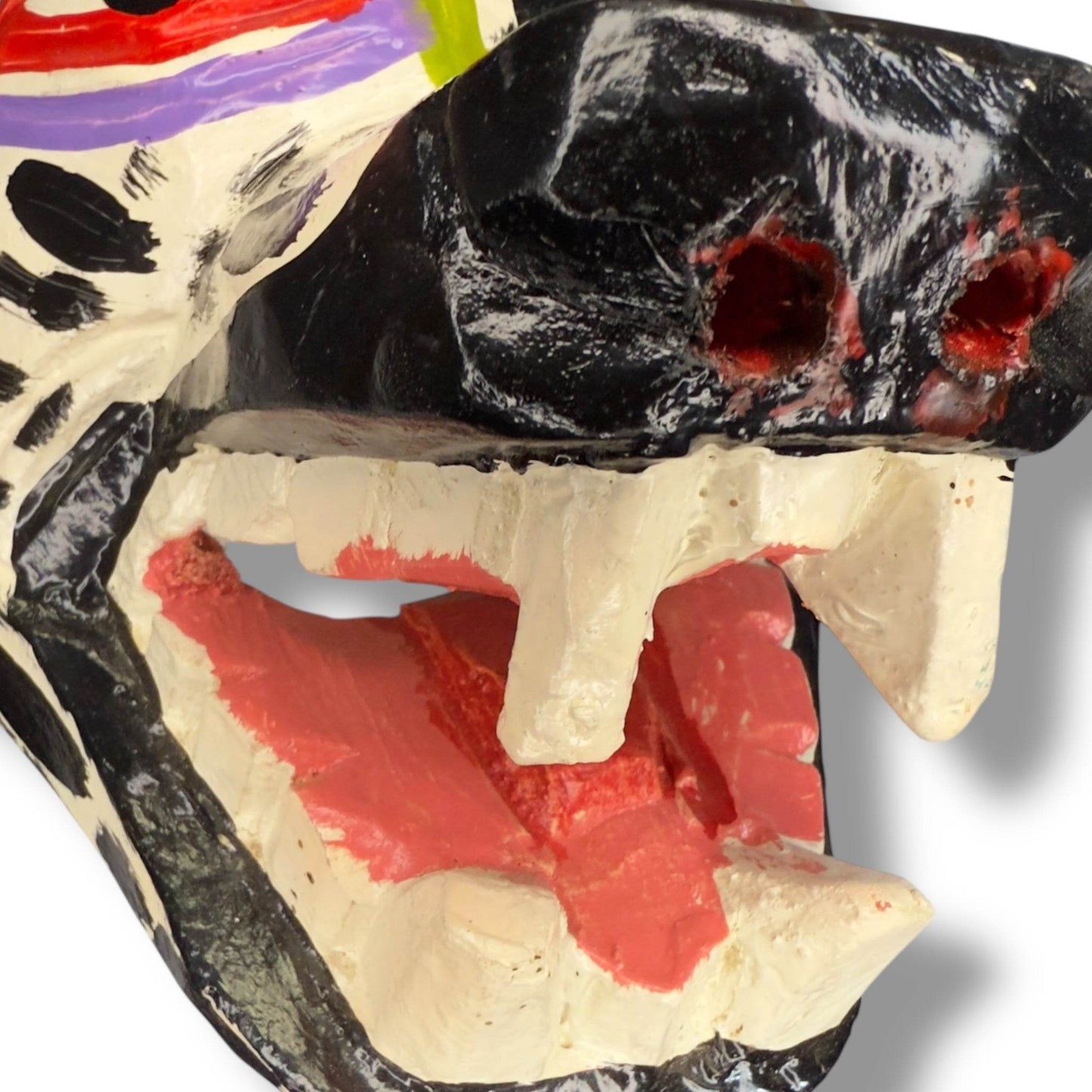 Vintage Guatemalan Wild Dog Mask - From The Andes