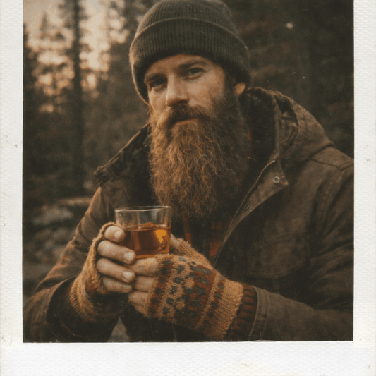 100% Alpaca Handwoven Fingerless Gloves - From The Andes