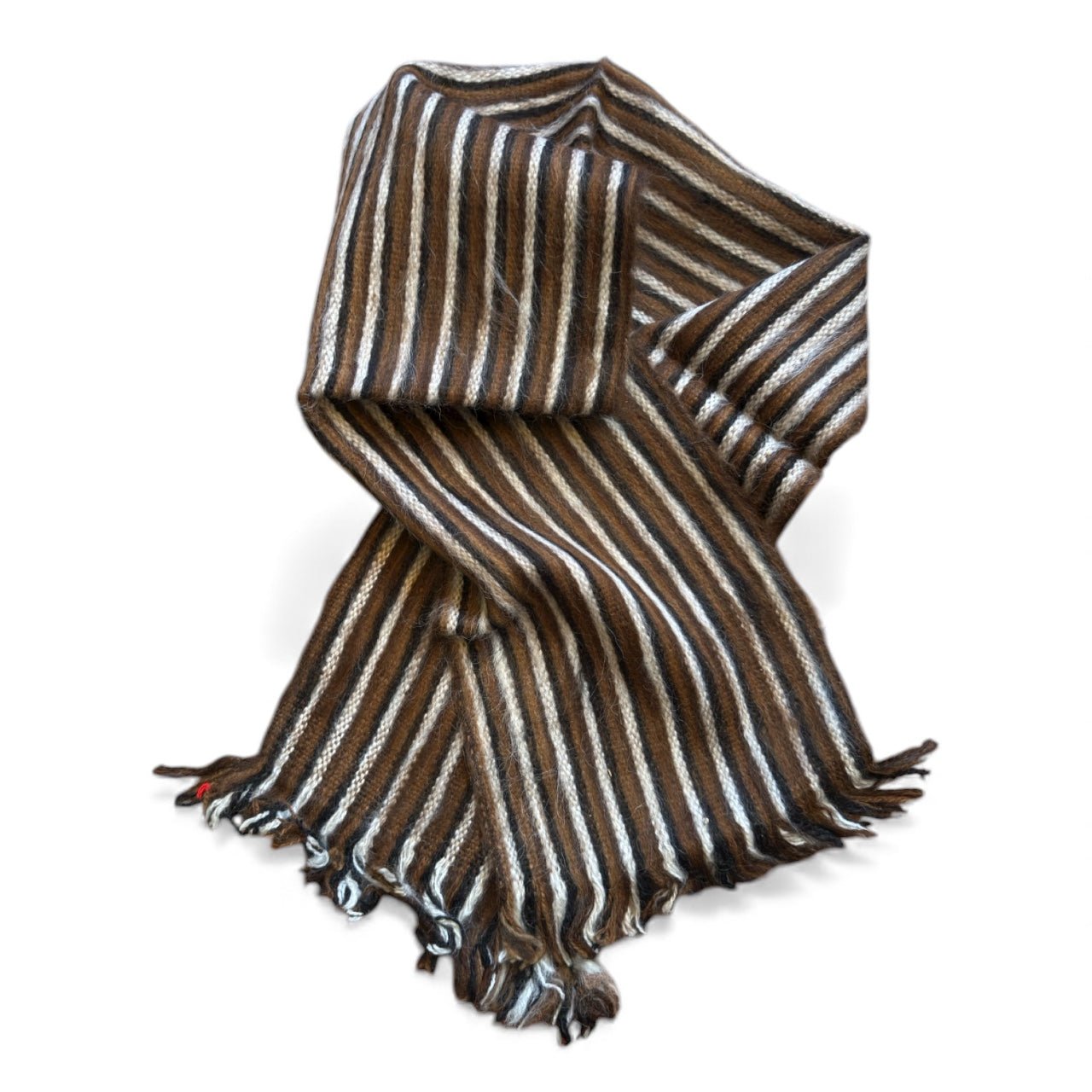 100% Alpaca Scarf — Hand - loomed in Bolivia - From The Andes