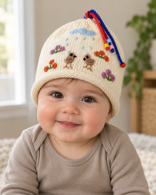 Little Stories from Peru | Hand-Embroidered Cotton Hats