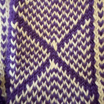Peruvian Hand-Knit House Slipper Socks with Suede Soles, Mukluk-Style