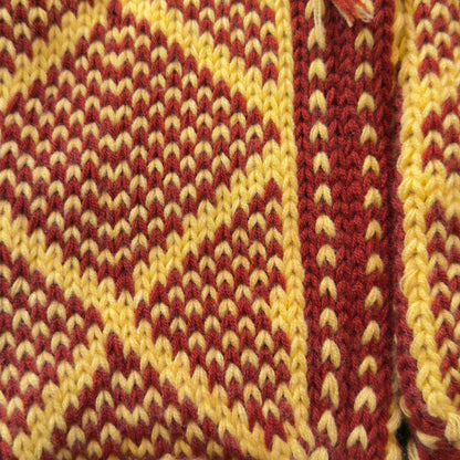 Peruvian Hand-Knit House Slipper Socks with Suede Soles, Mukluk-Style