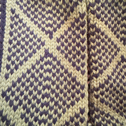 Peruvian Hand-Knit House Slipper Socks with Suede Soles, Mukluk-Style