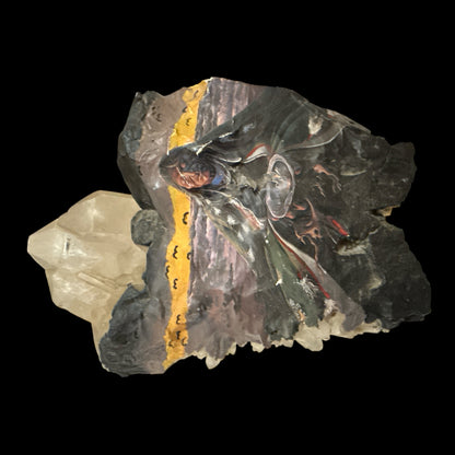 Charles Frizzell Painted Quartz Crystal | One-of-a-Kind Southwestern Art