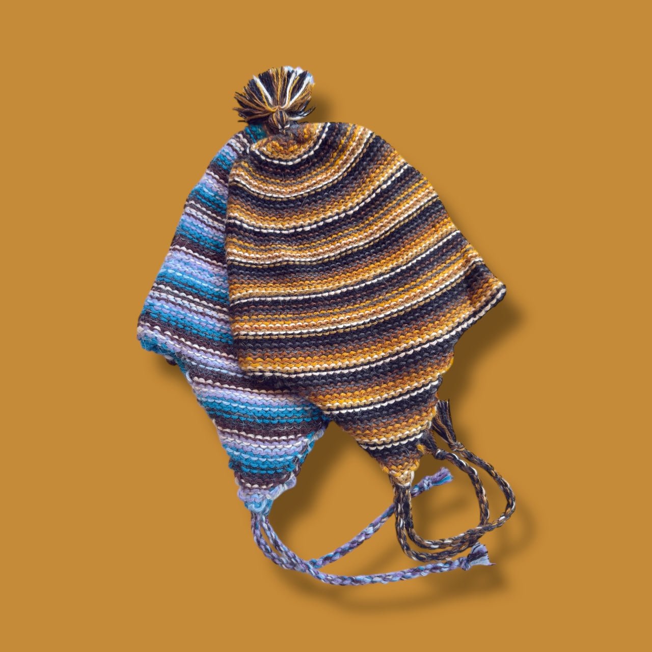 Alpaca Blend Chullo Hat (Adult) - From The Andes