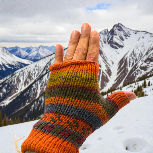 Angel Fire Alpaca Mittens | Pure Alpaca - From The Andes