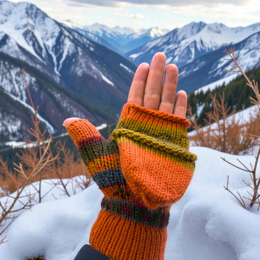 Angel Fire Alpaca Mittens | Pure Alpaca - From The Andes
