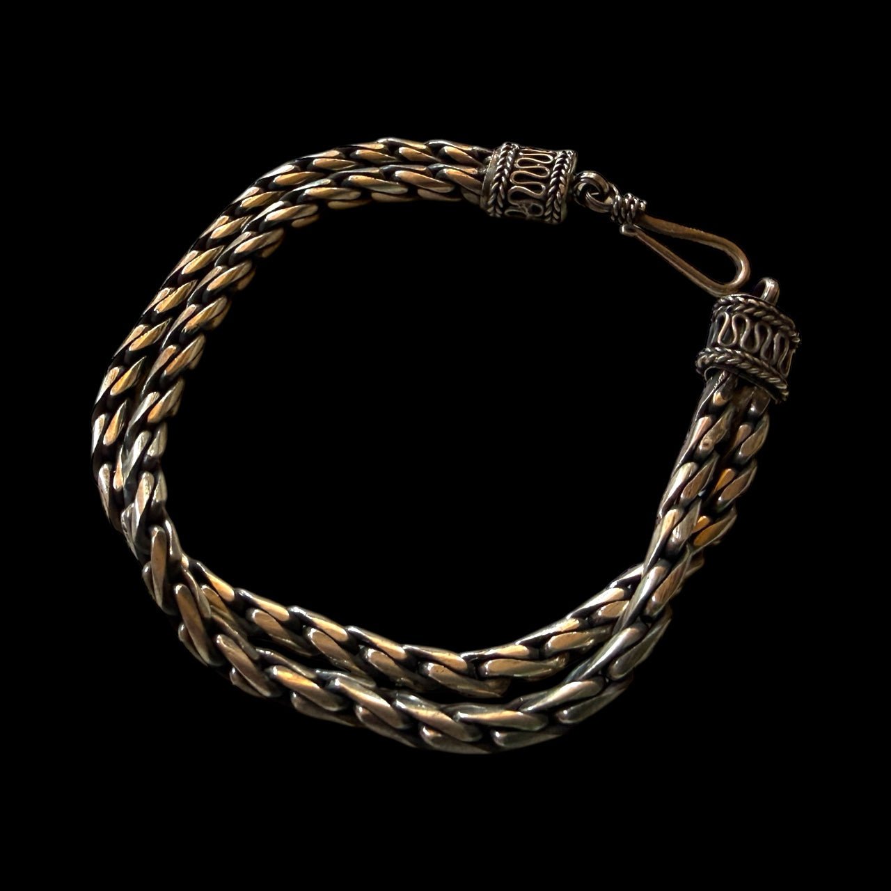 Balinese Sterling Silver Foxtail Bracele - From The Andes