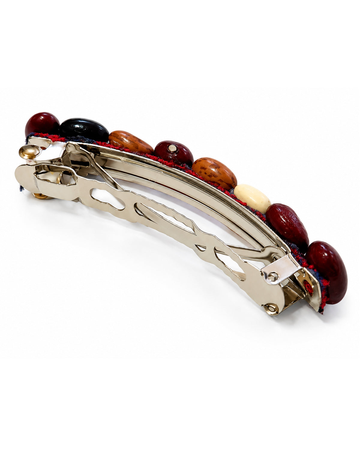 Handmade Guatemalan Natural Bean Hair Barrette