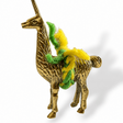 Bolivian Brass Llama Charm from the Witches' Market of La Paz
