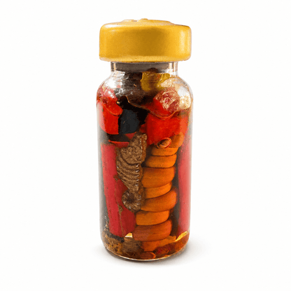 Bolivian Ritual Amulet Bottle from La Paz, Single Bottle - From The Andes