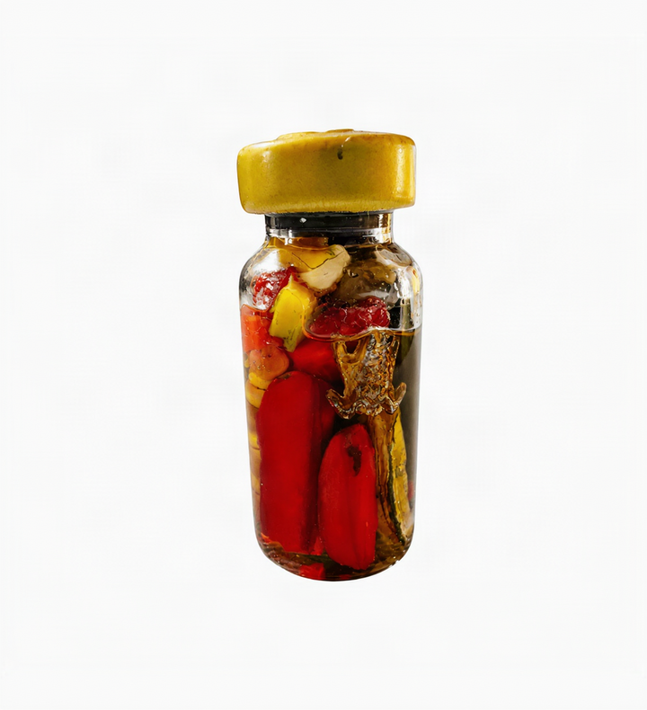 Bolivian Ritual Amulet Bottle from La Paz, Single Bottle - From The Andes