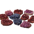 Géode de quartz druzy brésilien | Spécimen minéral décoratif