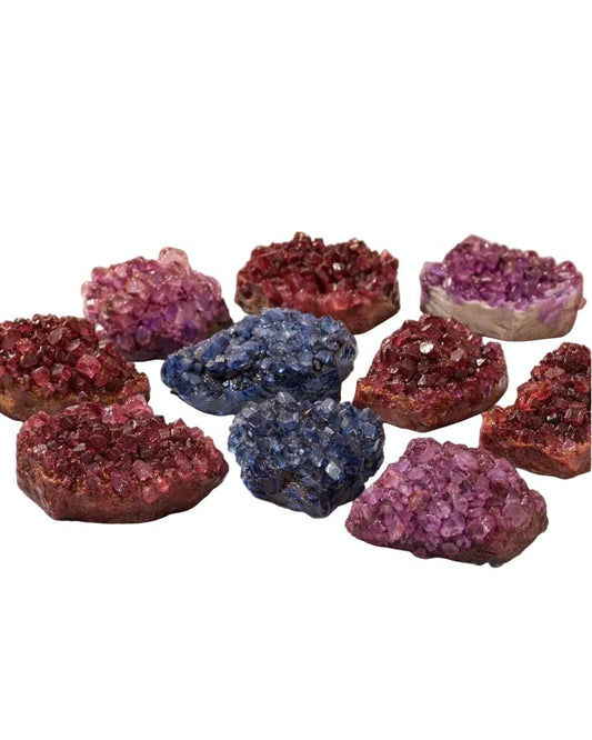 Brazilian Druzy Quartz Geode Crystal | Decorative Mineral Specimen - From The Andes