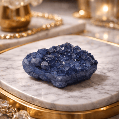 Brazilian Druzy Quartz Geode Crystal | Decorative Mineral Specimen - From The Andes