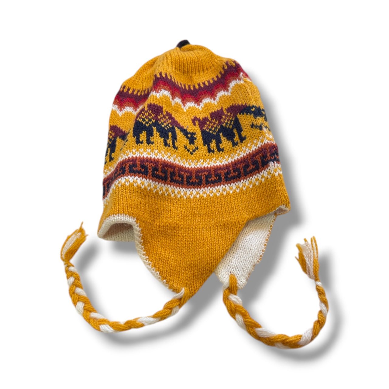 Breckenridge Reversible Alpaca Chullo Beanie - From The Andes