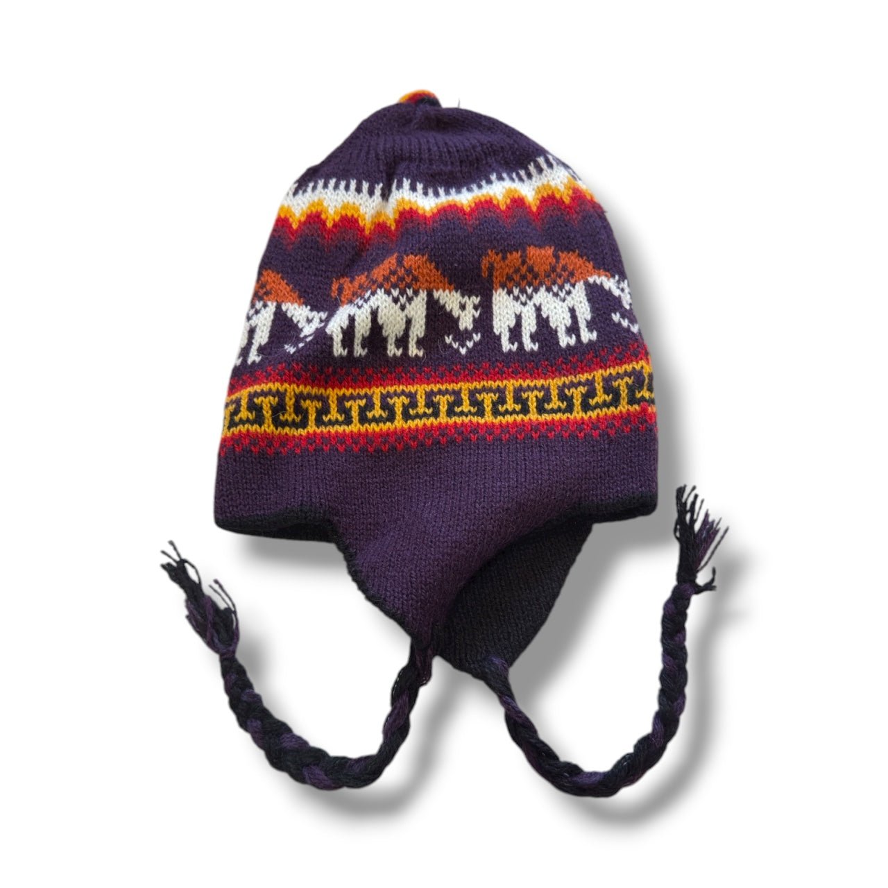 Breckenridge Reversible Alpaca Chullo Beanie - From The Andes