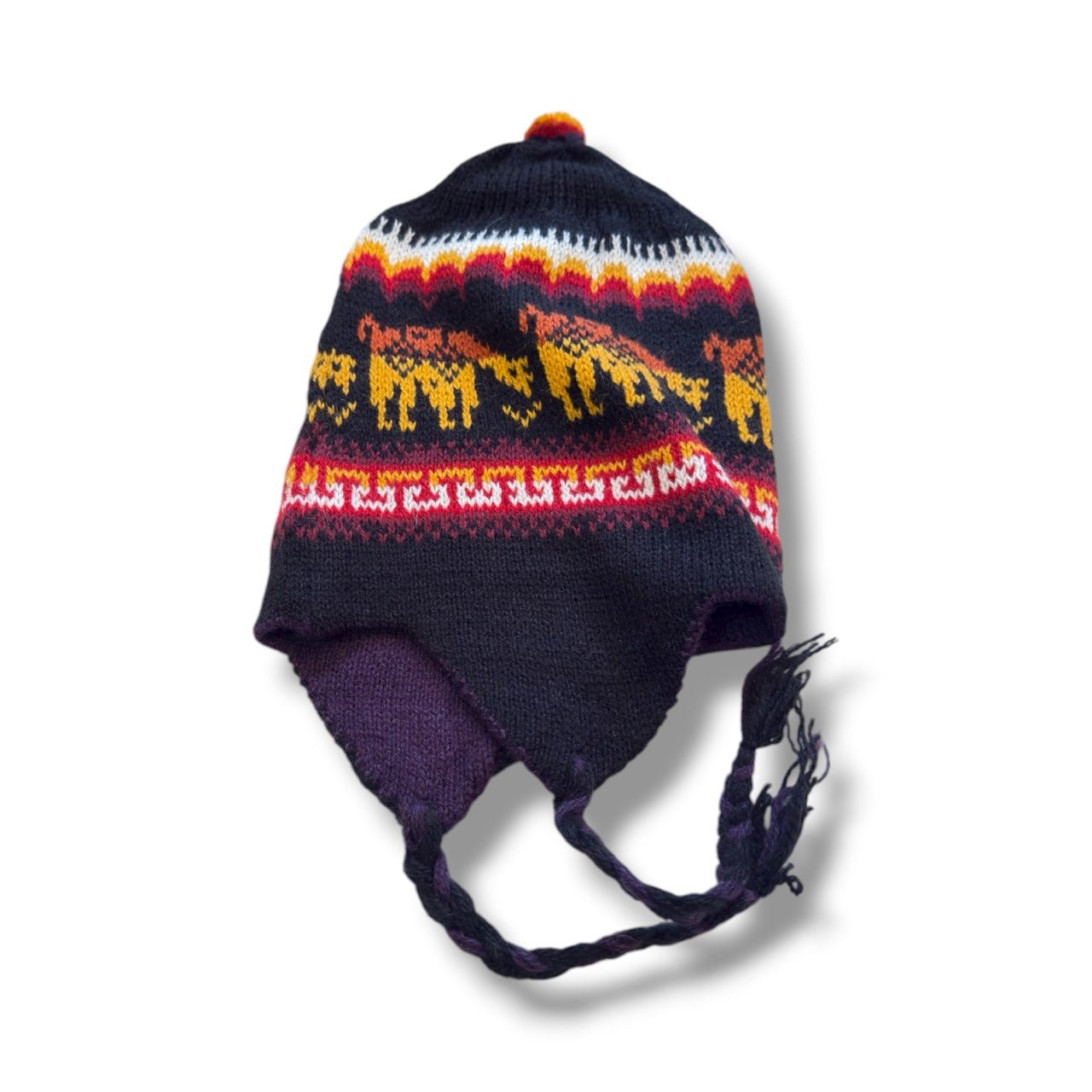 Breckenridge Reversible Alpaca Chullo Beanie - From The Andes