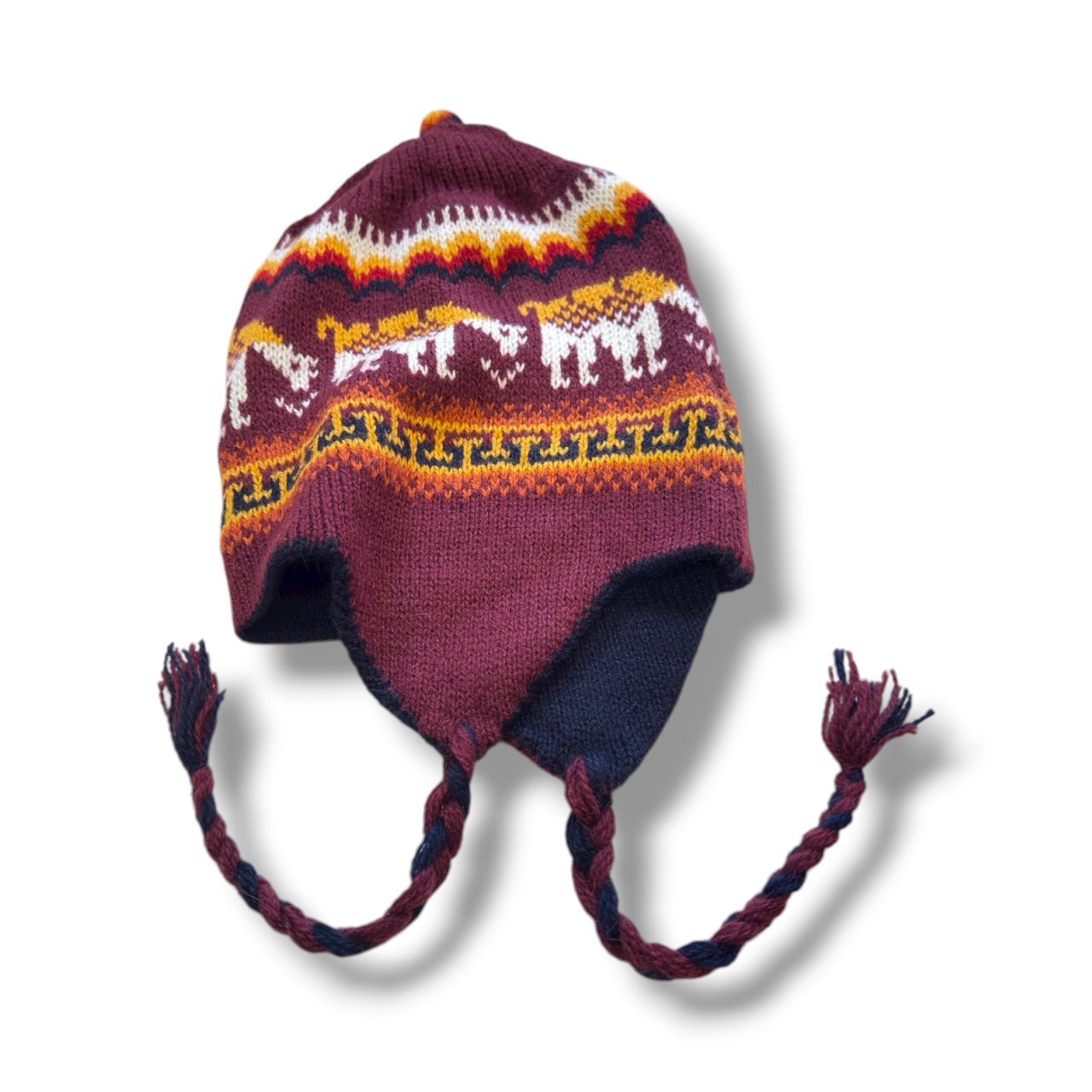 Breckenridge Reversible Alpaca Chullo Beanie - From The Andes