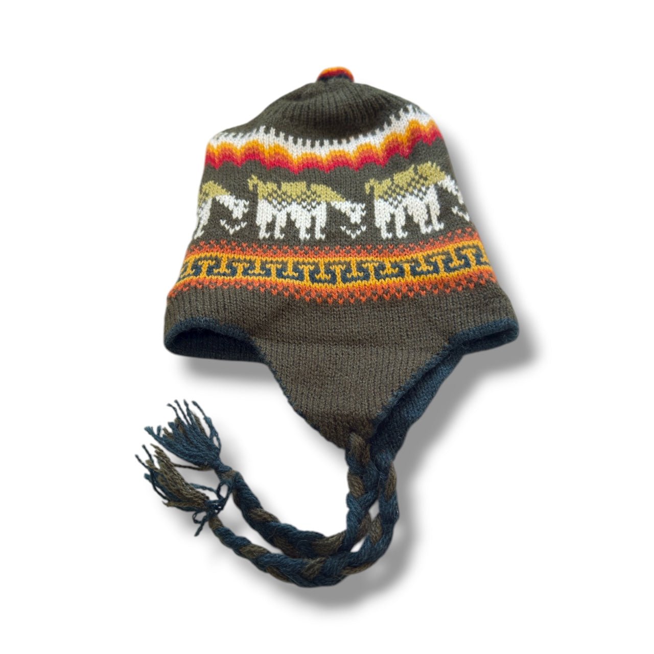 Breckenridge Reversible Alpaca Chullo Beanie - From The Andes