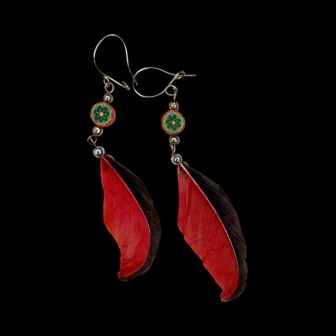 Carmine Bloom Earrings - From The Andes