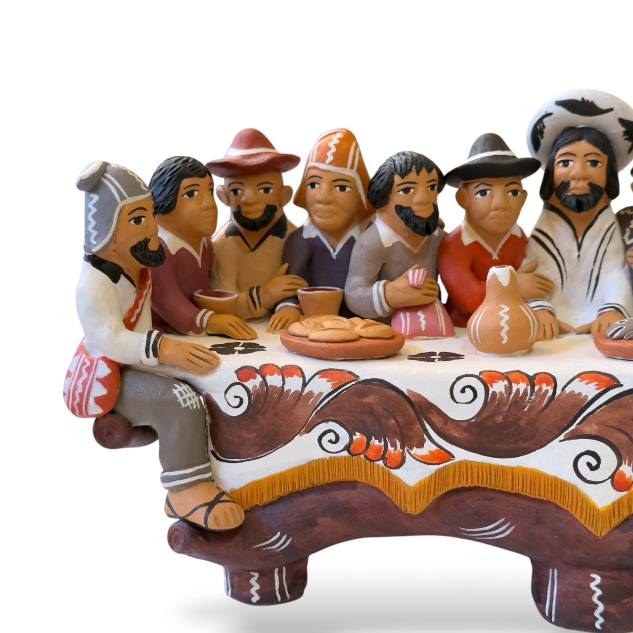 Ceramic Last Supper from Ayacucho - From The Andes