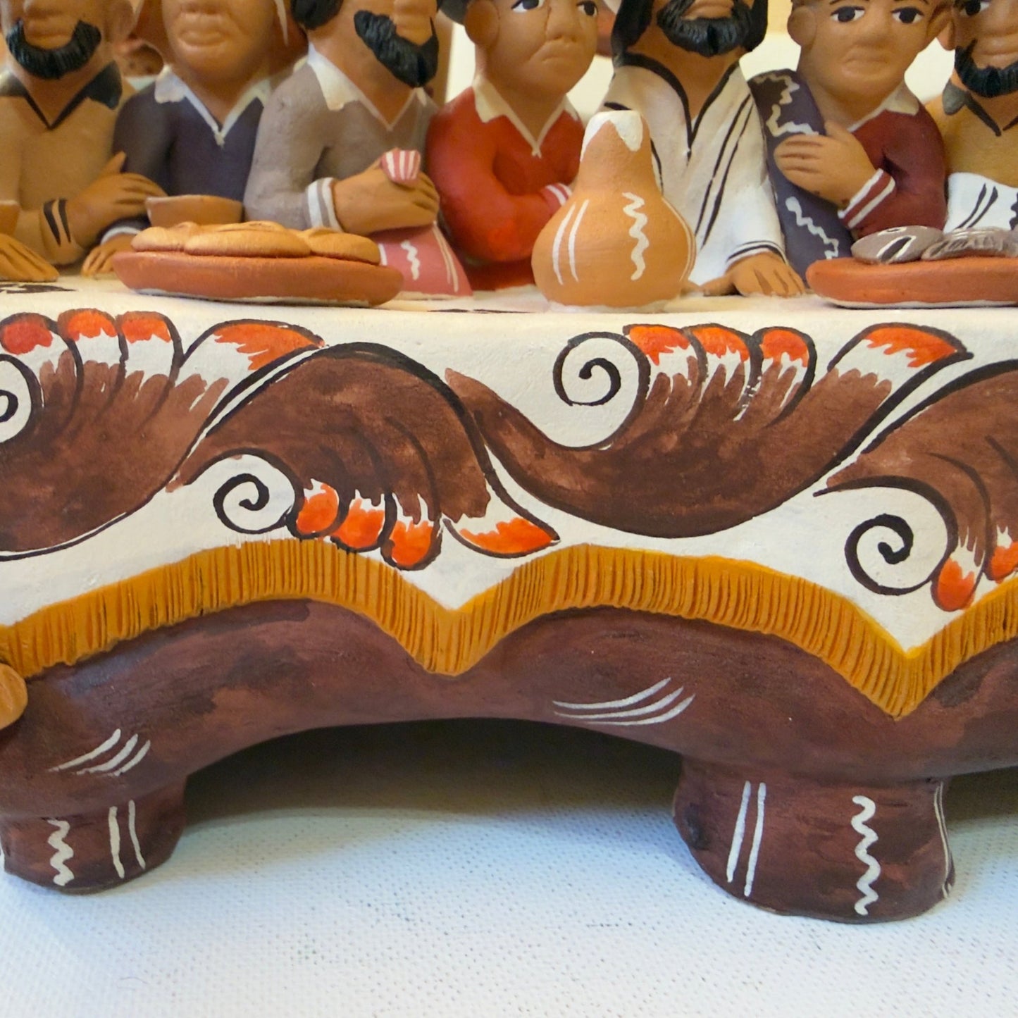 Ceramic Last Supper from Ayacucho - From The Andes