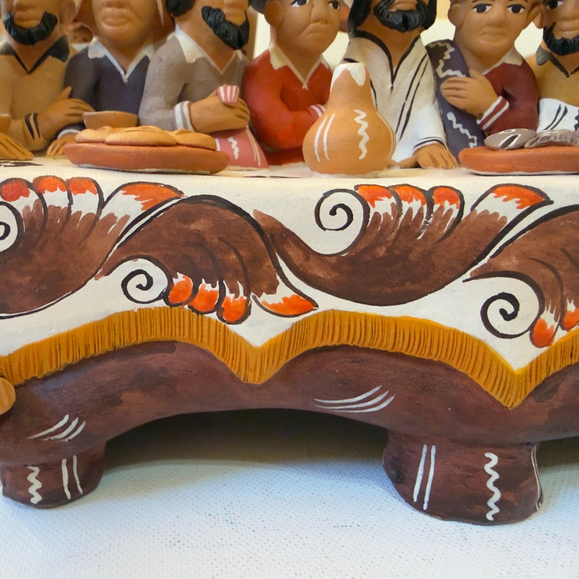 Ceramic Last Supper from Ayacucho - From The Andes