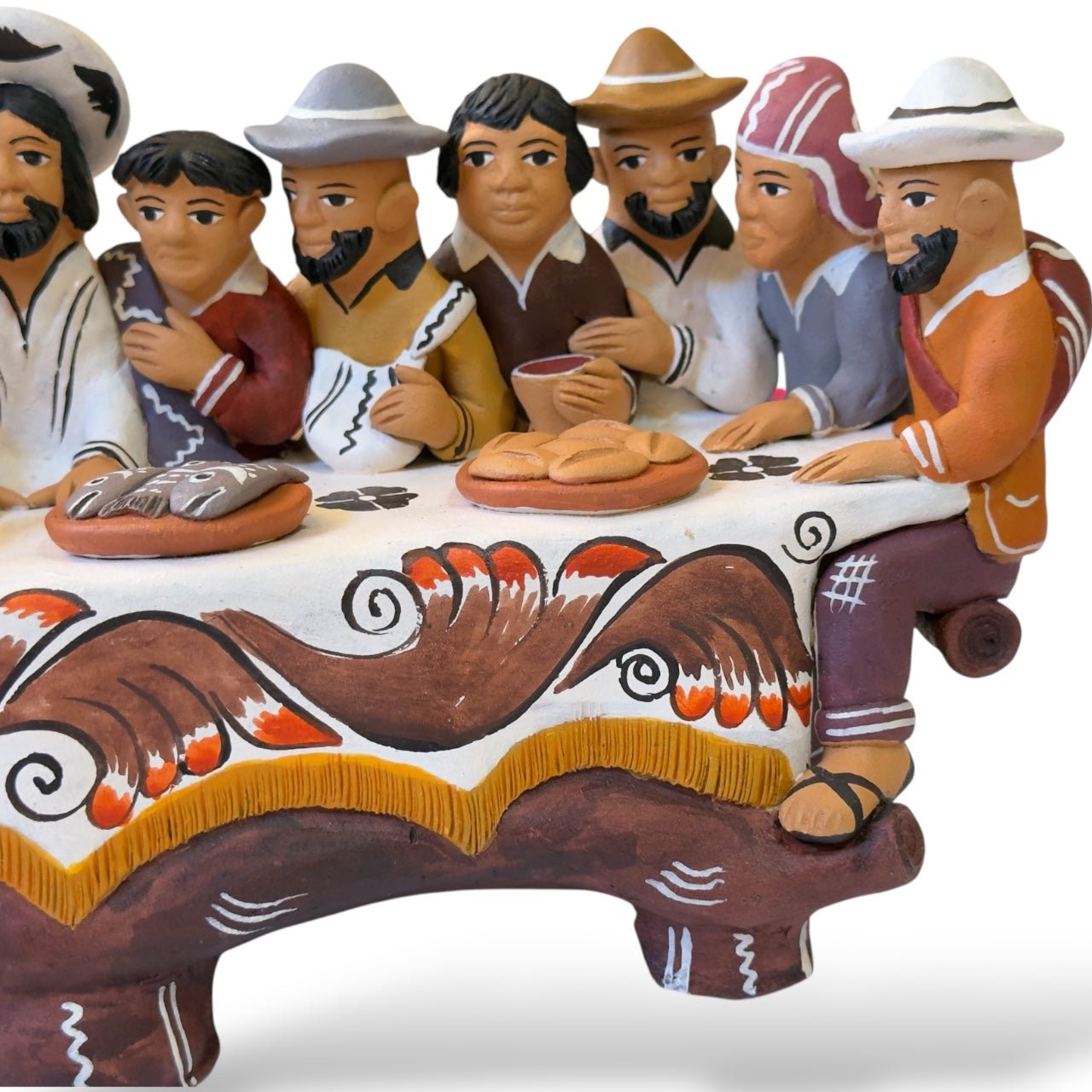 Ceramic Last Supper from Ayacucho - From The Andes