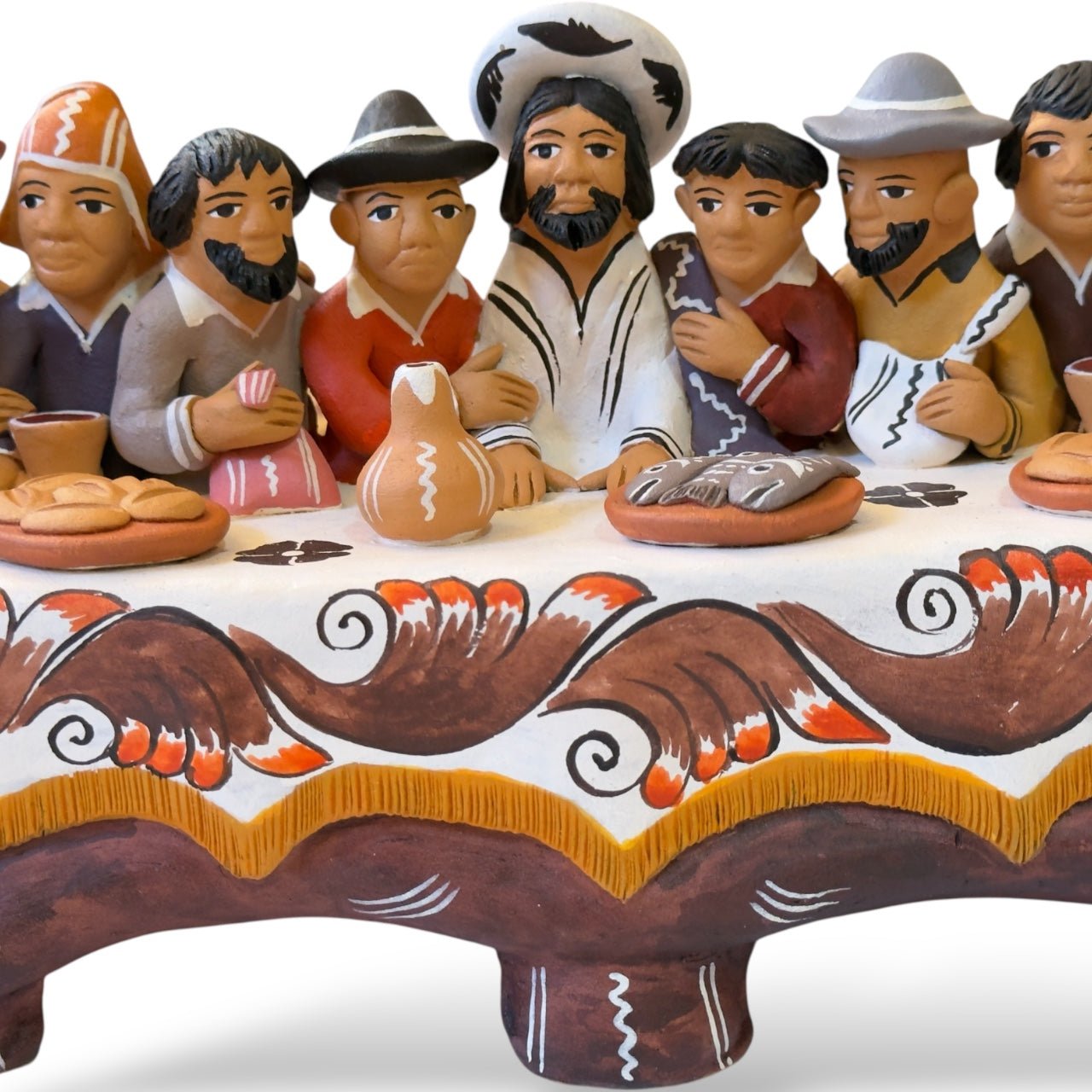 Ceramic Last Supper from Ayacucho - From The Andes