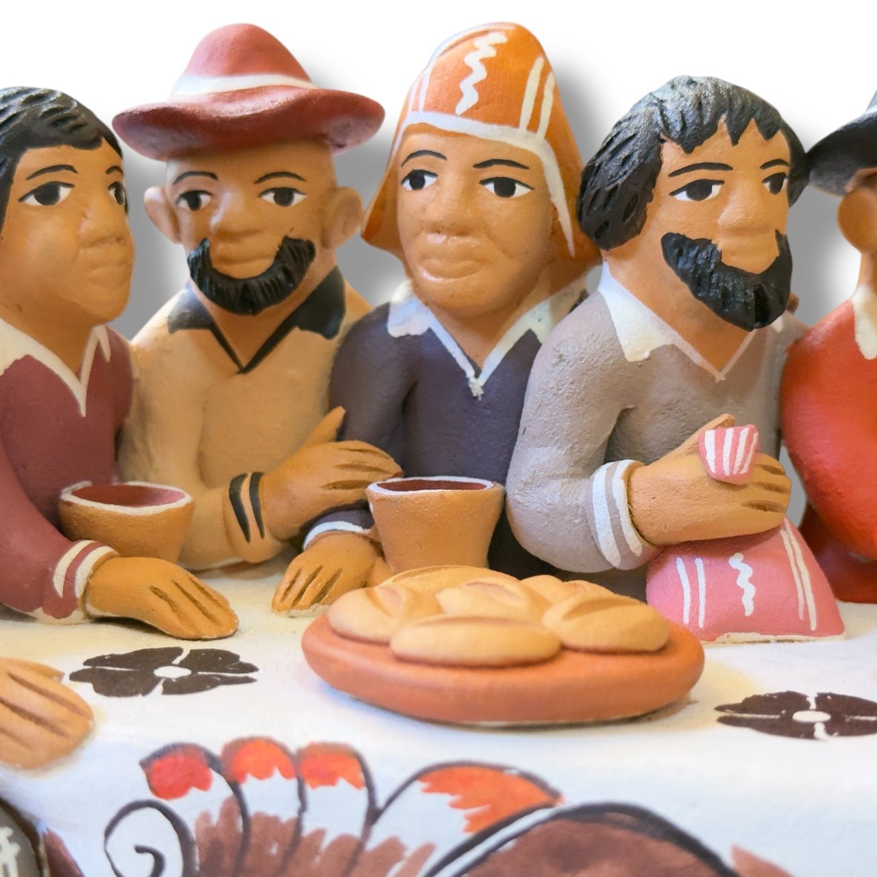 Ceramic Last Supper from Ayacucho - From The Andes