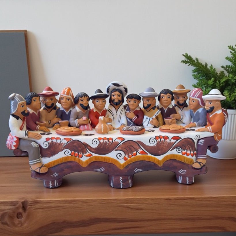 Ceramic Last Supper from Ayacucho - From The Andes