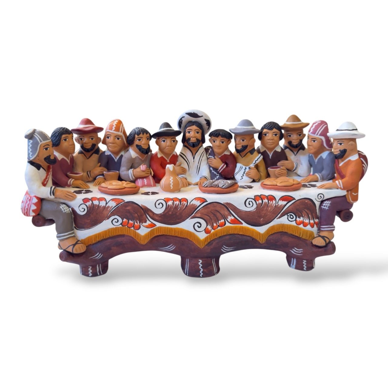 Ceramic Last Supper from Ayacucho - From The Andes