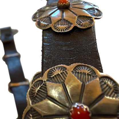 Duane Hopper's Buffalo Dancer 18 - Concho Oxblood Coral Masterpiece - From The Andes