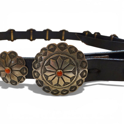 Duane Hopper's Buffalo Dancer 18 - Concho Oxblood Coral Masterpiece - From The Andes