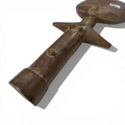 Ghanaian Hand - Carved Akua’ba Style Figure (14") - From The Andes