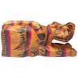 Figurine de jaguar guatémaltèque sculptée à la main