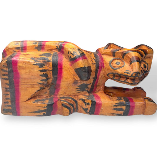 Guatemala Jaguar Carving - From The Andes