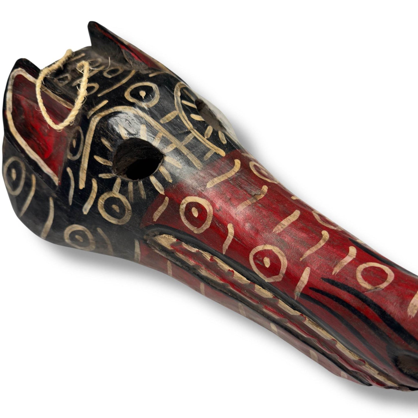 Guatemalan Anteater Mask – Red and Black - From The Andes