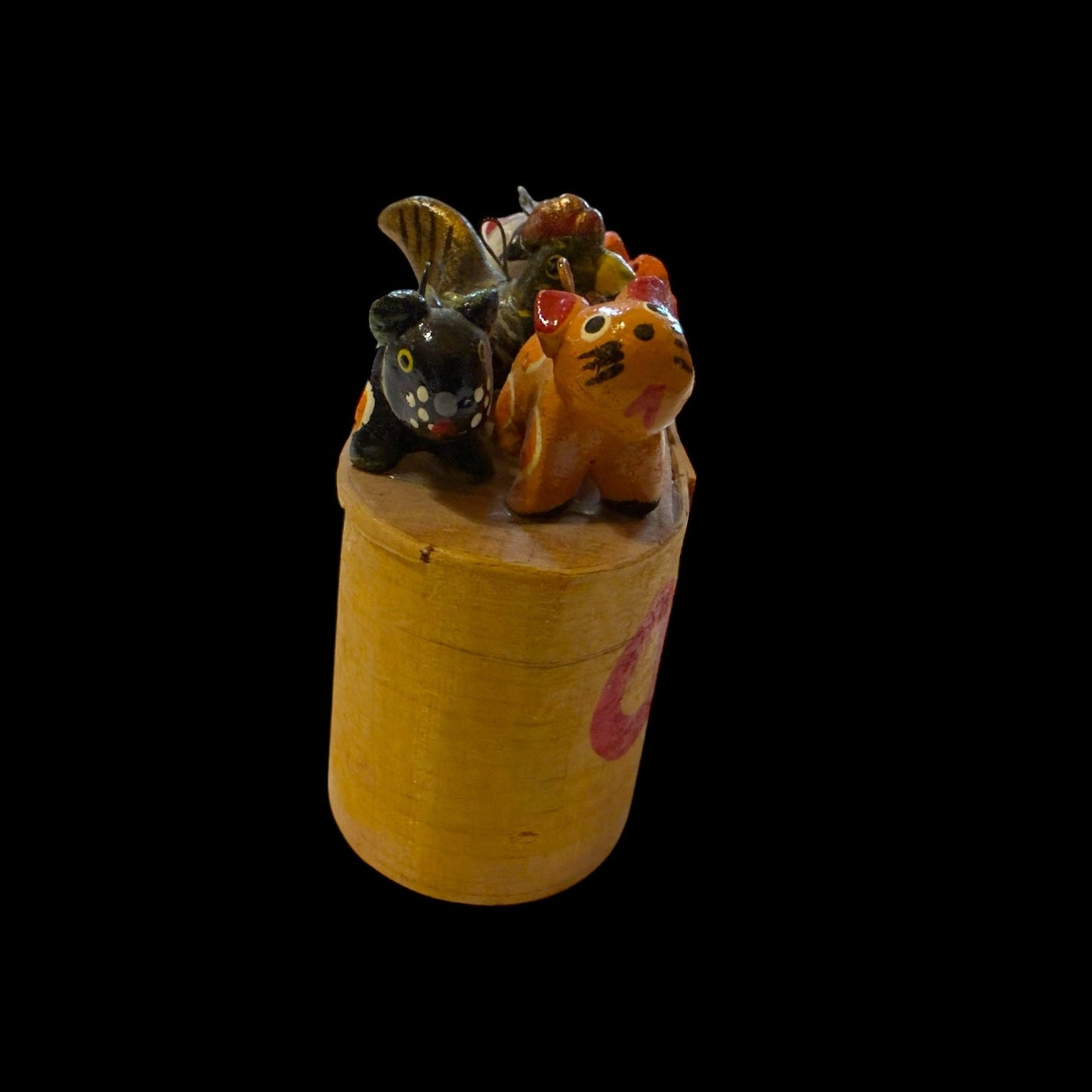 Guatemalan Farm Animal Worry Doll Box - From The Andes