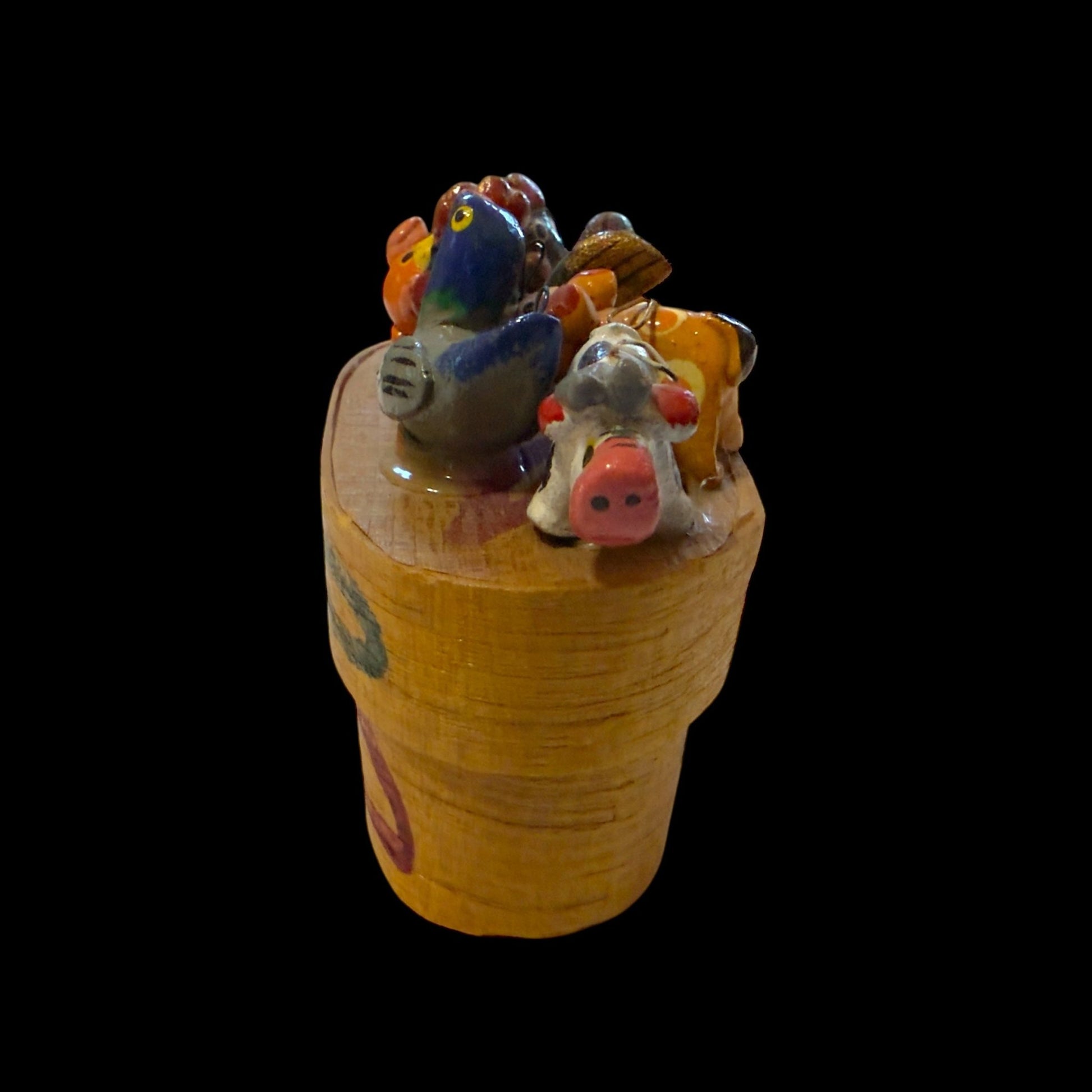 Guatemalan Farm Animal Worry Doll Box - From The Andes