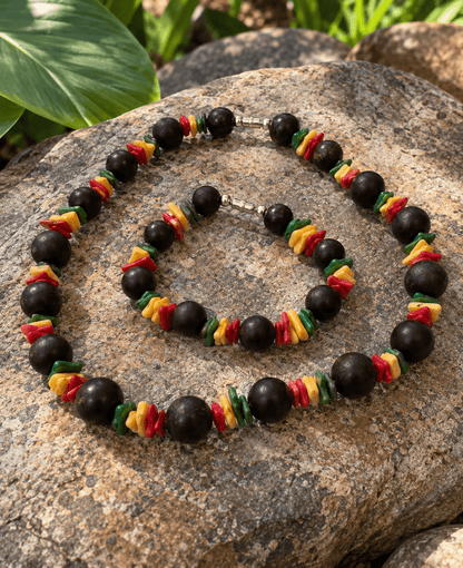 Guatemalan Multicolour Beaded Necklace & Bracelet Set - From The Andes