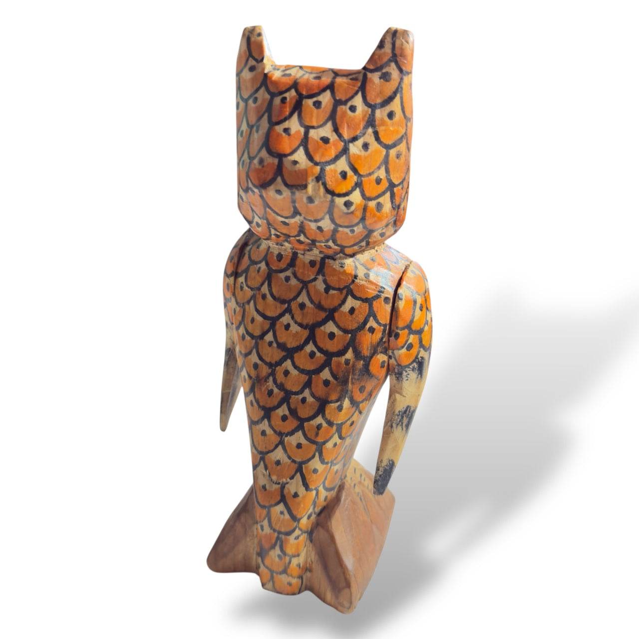 Guatemalan Wooden Owl – Chichicastenango Folk Art - From The Andes