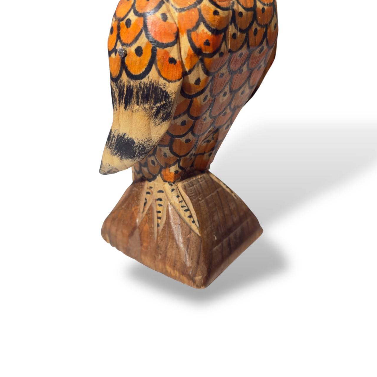 Guatemalan Wooden Owl – Chichicastenango Folk Art - From The Andes